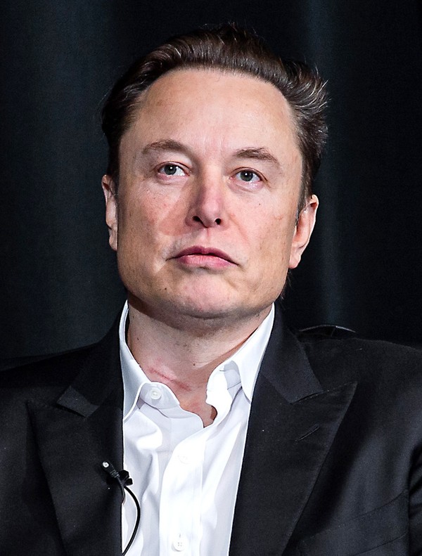 Elon Musk, fundador e CEO da SpaceX, numa conferência no Colorado em 2022